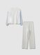 Girls' multicolour striped pyjamas in pure cotton regular fit_1