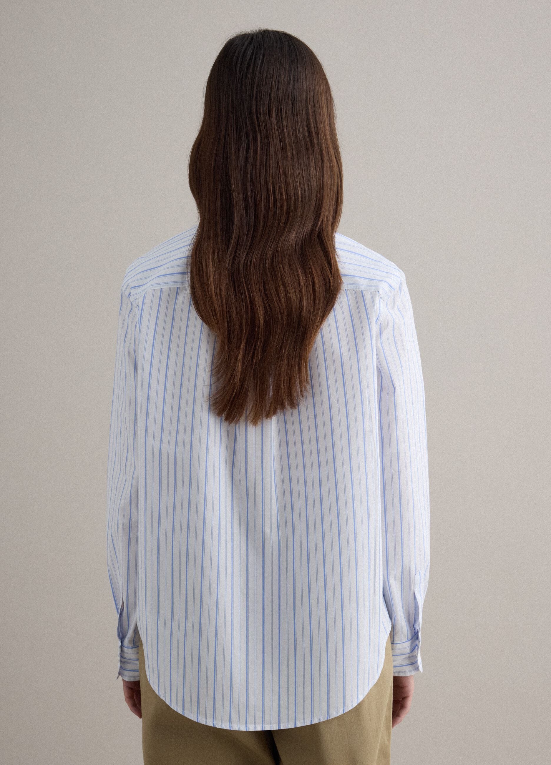 Pure Cotton Multicolour Striped Shirt Regular Fit