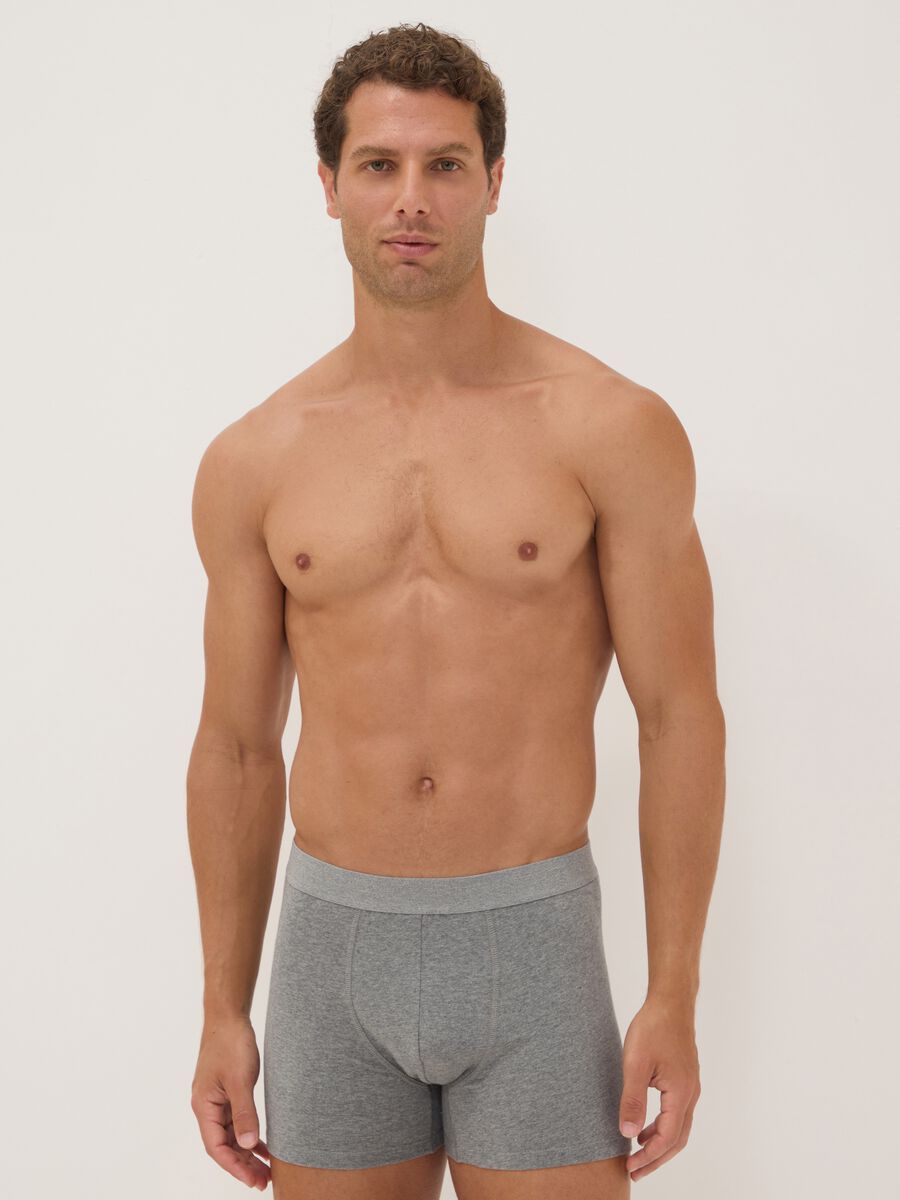 3-pack of grey organic cotton mid-length boxer briefs_0