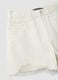 White pure cotton shorts_5