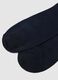 Three-pack of short socks in pure blue cotton, regular fit_2