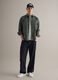 Regular fit green pure cotton shirt_1