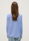 Multicolour striped shirt in pure cotton regular fit with band collar_2