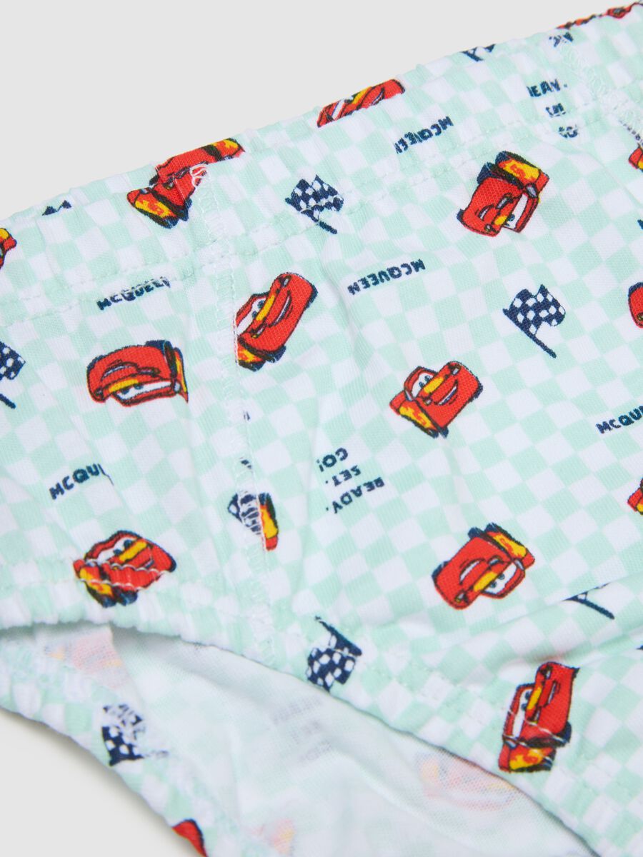 Tripack of children's multicolour cotton briefs with Cars prints_3