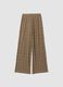 Brown maternity trousers relaxed fit_4