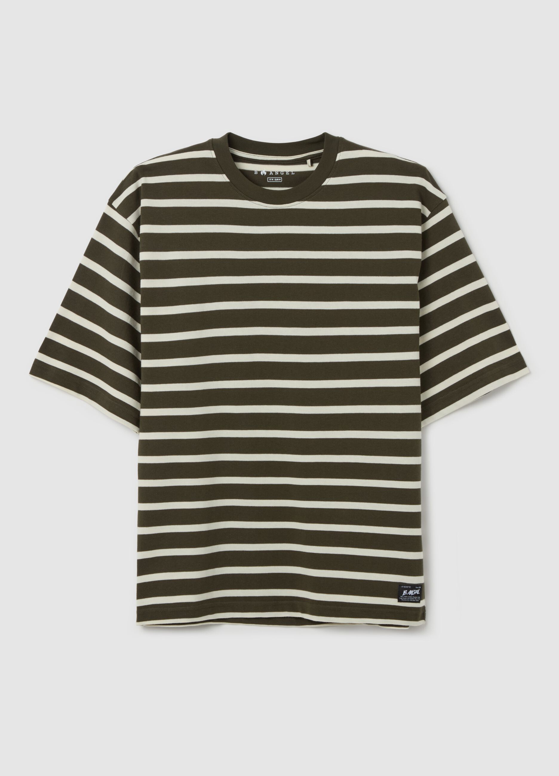 Striped cotton T-shirt