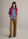 Multicoloured striped pure cotton shirt, regular fit_1