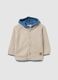 Baby jacket in pure multicoloured cotton regular fit_0