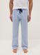 Multicolour check pure cotton pyjama trousers regular fit_1