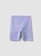 Purple organic cotton shorts_1