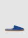 Blue espadrille-style sandals_0