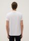 White pure cotton regular fit t-shirt with Hard Rock Cafe logo_2