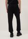 Black Cotton Blend Regular Fit Jogger Pants with Everlast Logo_2