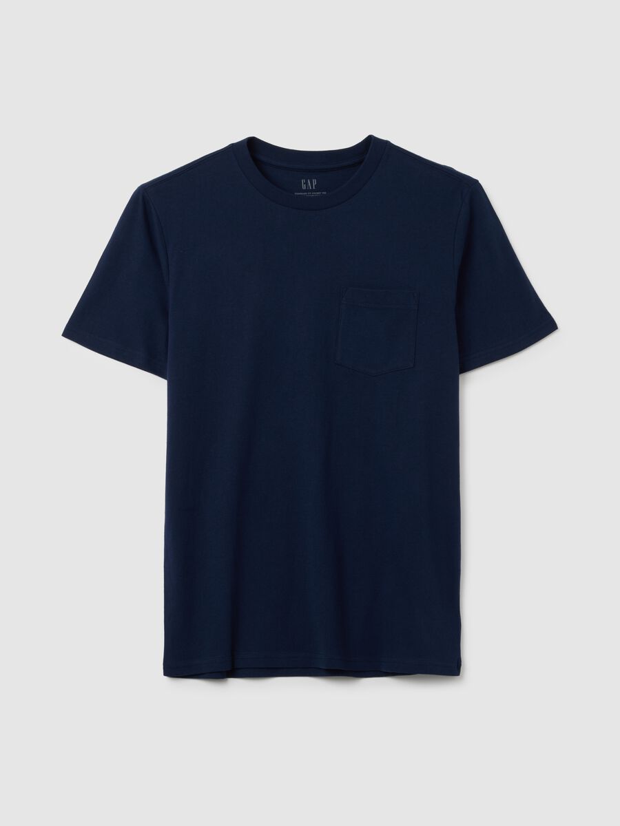 Cotton T-shirt with pocket_0
