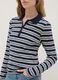 Multicolour Striped Stretch Cotton Polo Regular Fit_3