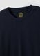 Blue long-sleeve crew-neck T-shirt in pure organic cotton_2