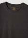 Brown long-sleeve T-shirt in stretchy cotton regular fit_5