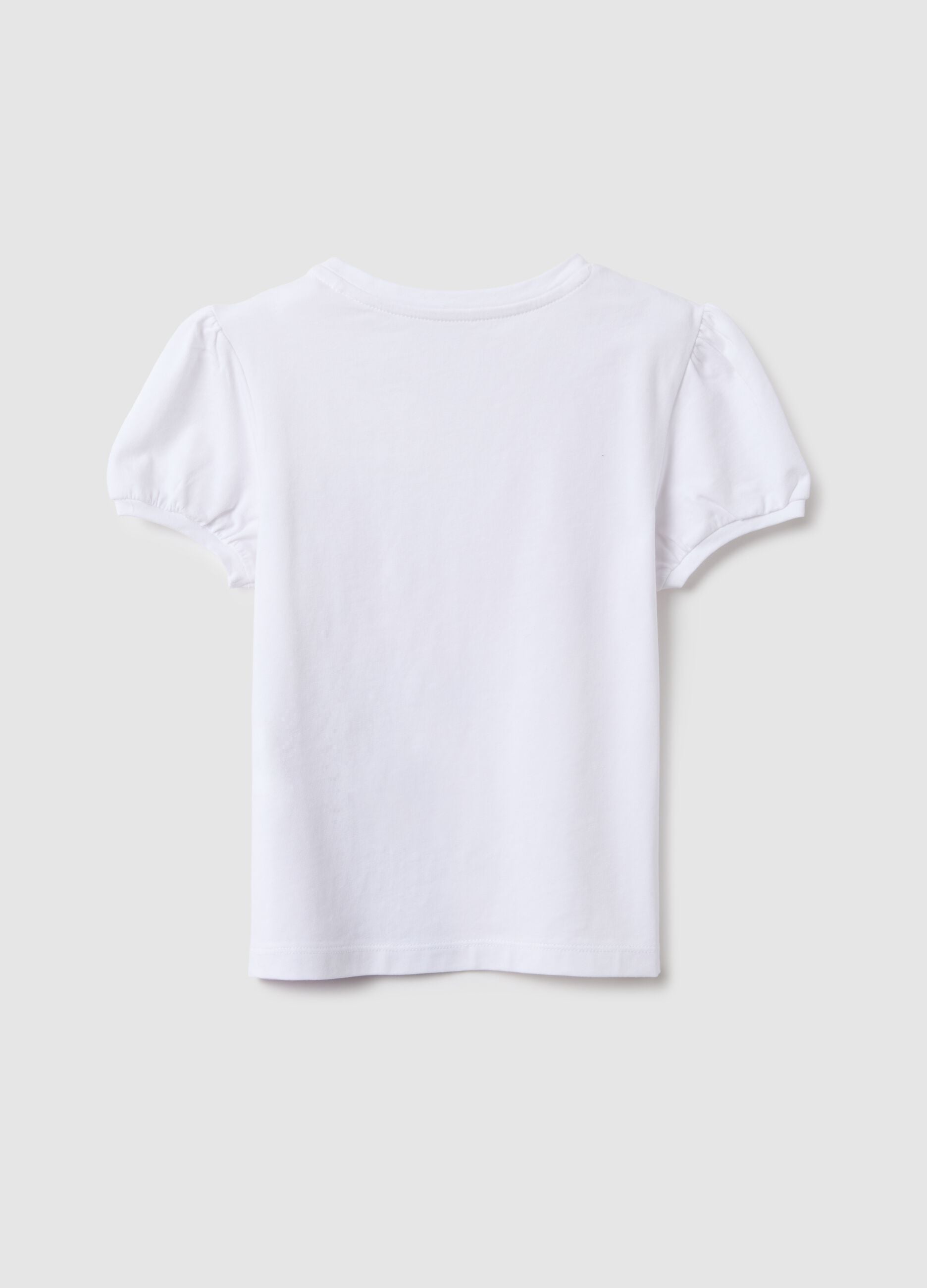 Multicolour stretch cotton T-shirt for girls with Frozen print