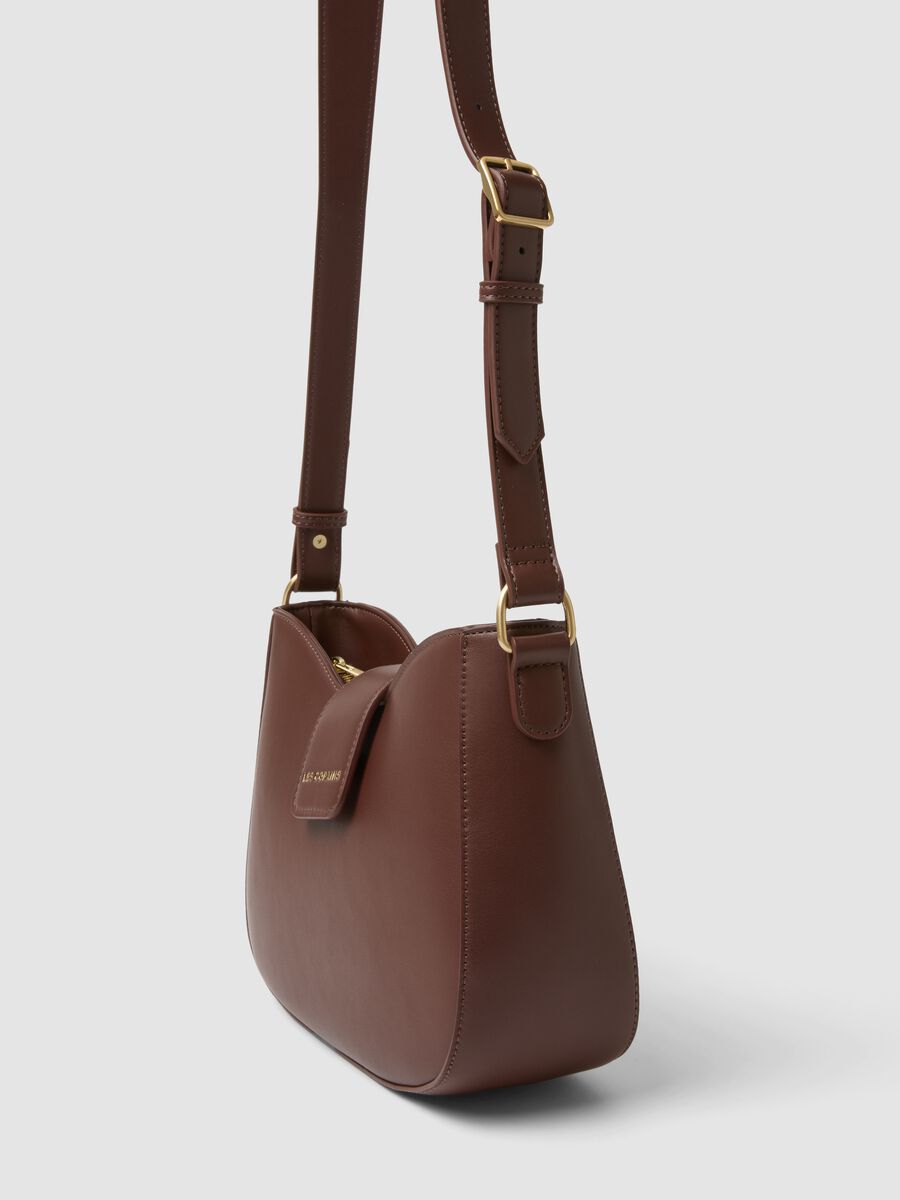 Borsa a spalla marrone minimal_2