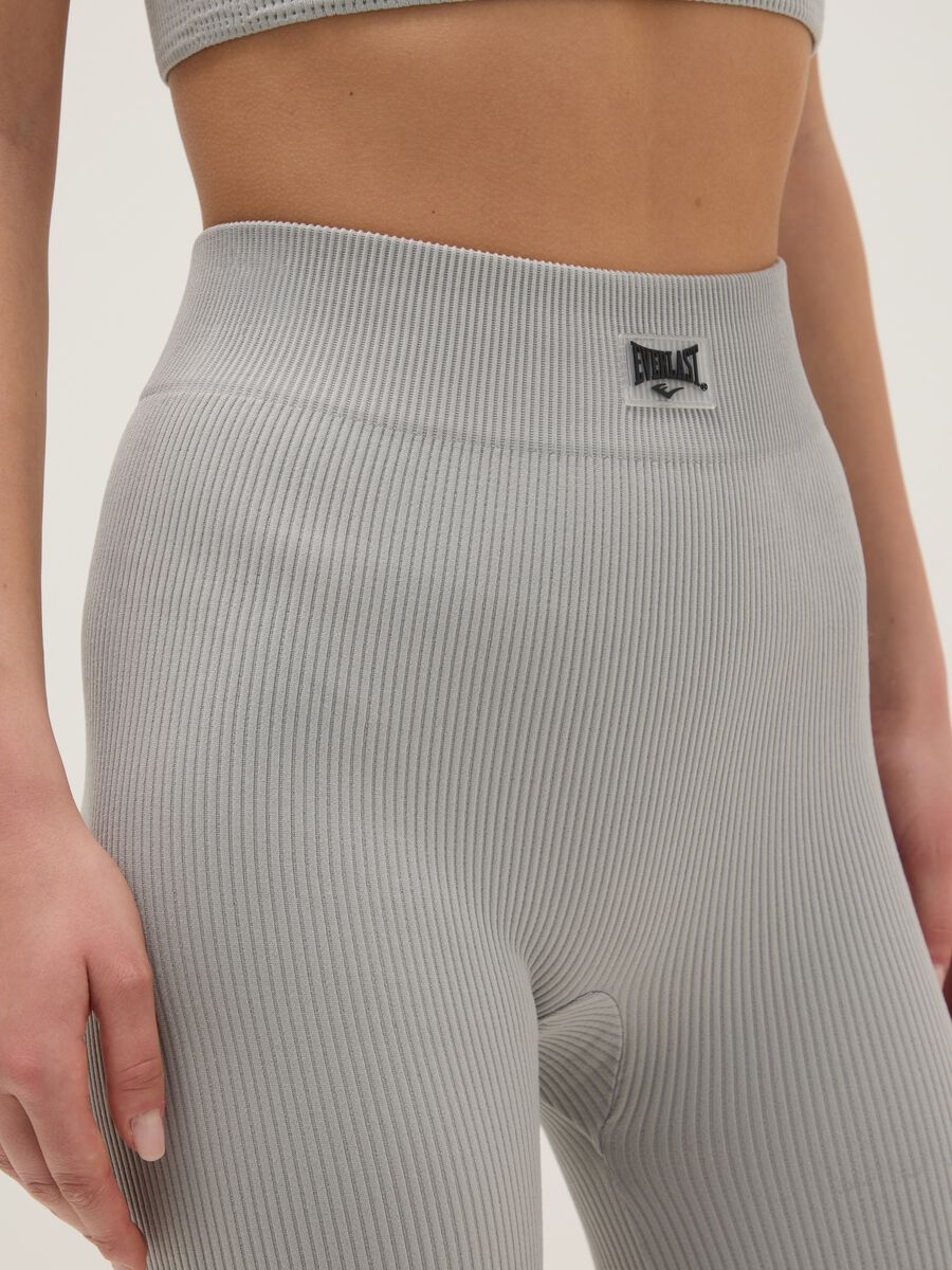 Grey Regular Fit Sports Shorts_3