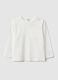 White long sleeve pure cotton t-shirt for boys regular fit_0