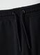 Kids' black jogger trousers in pure cotton regular fit_2