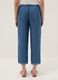 Light blue denim jeans in 100% lyocell with elasticated waist, relaxed fit_2