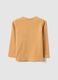 Orange pure cotton toddler t-shirt regular fit with print_1