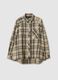 ALTAVIA WITH DEBORAH COMPAGNONI shirt in check cotton with pocket_4