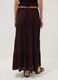 Brown maxi skirt in pure viscose_3