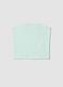 Girls&rsquo; fitted green bandeau top in stretch cotton_3