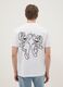 White regular fit pure cotton T-shirt with Super Mario print_2