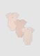 3-pack of multicolour organic cotton bodysuits with print for baby girl_0