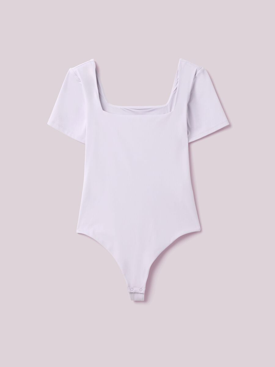 Short Sleeve Bodysuit with Square Neck ALTAVIA STUDIO_2