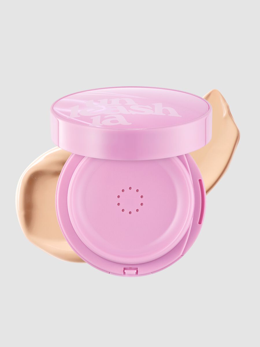 DON'T TOUCH GLASS PINK CUSHION RE-FEEL 21W STARRY - Make-up coreano_0