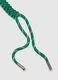 Green Heart-Shaped Keychain with Tennis Racket_2