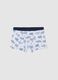 Children's regular fit multicoloured stretch cotton boxer shorts_0