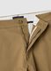 Brown slim fit stretch cotton chino trousers_5