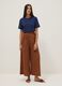 Blue short-sleeved pure cotton T-shirt_1