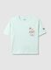 Blue regular fit pure cotton T-shirt with Daisy Duck print_4