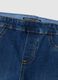 Girls' Blue Flare Fit Cotton Blend Jeggings_2
