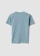 Blue pure cotton boys&rsquo; T-shirt with surf print, regular fit_1