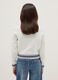 Girls' regular fit white pure cotton jumper with embroidery_1