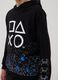 Kids' black cotton blend PlayStation hoodie_1