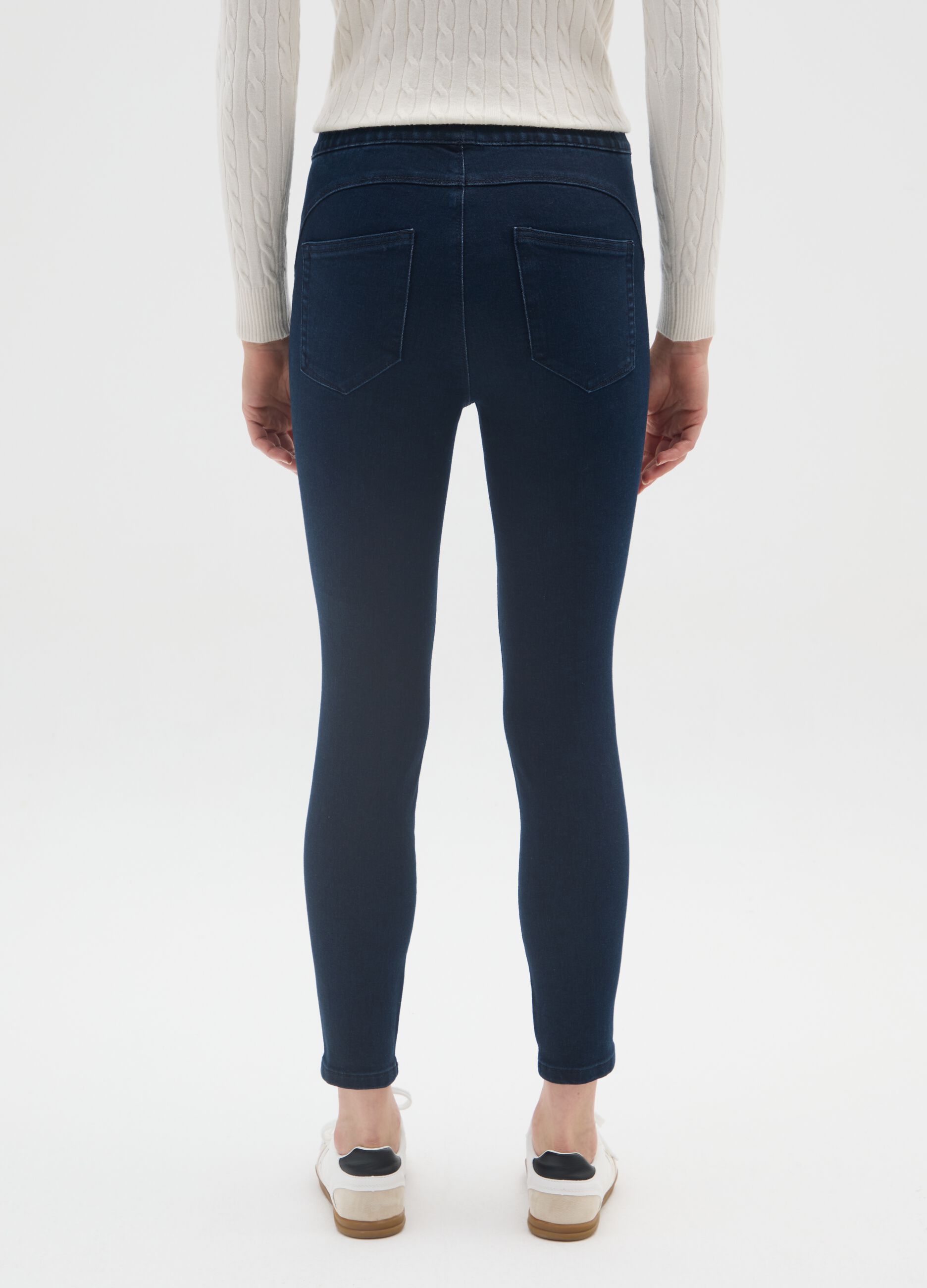 OVS Elasticated Blue Jeans