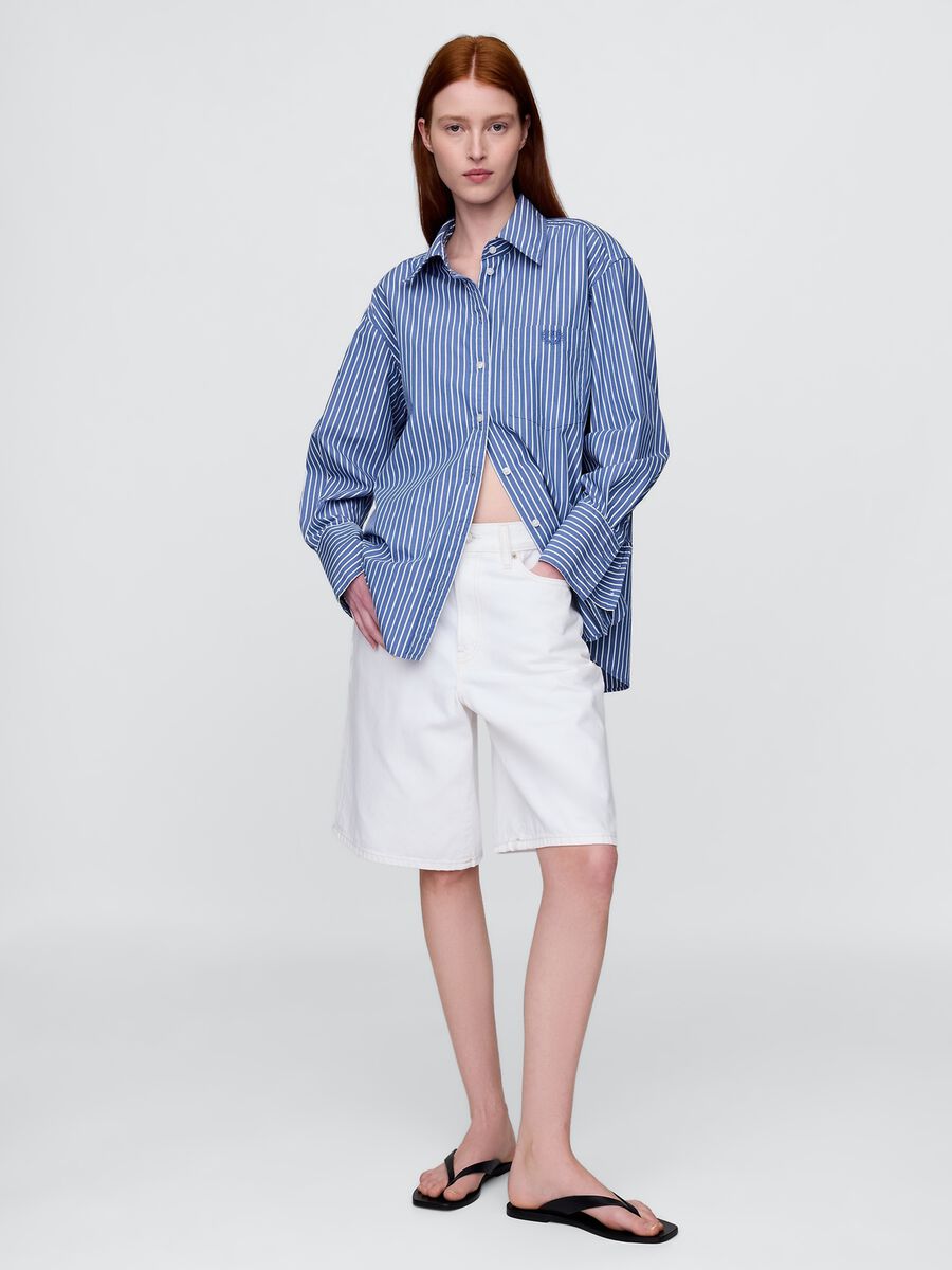 Striped Oversized Shirt_1