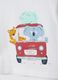 White organic cotton vest with print_2