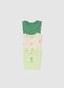 Multicolour pure cotton short sleeve bodysuit tripack for infants_3