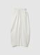White Stretch Cotton Baggy Trousers_5