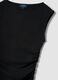 Black fitted maxi dress in stretch fabric_5